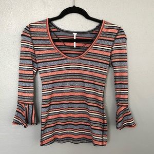 Free people quarter length tee